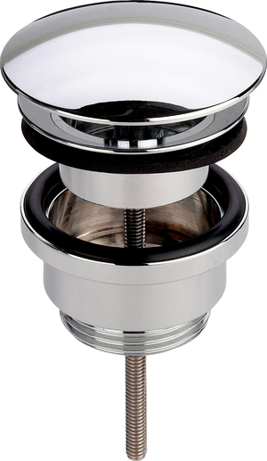Viega vidage universel Visign V1, non verrouillable, laiton chromé, set de finition rond (492670)