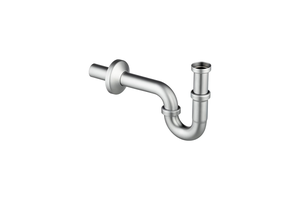 Viega siphon tubulaire, siphon Plus, laiton mat/chromé velours (310226)