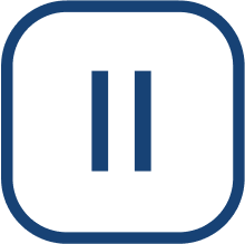 Alt-TagQuadratisches Symbol mit abgerundeten Ecken und zwei vertikalen Linien im Inneren, dargestellt in Dunkelblau auf hellem Hintergrund.