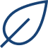 Icon eines Blattes als Symbol für Nachhaltigkeit.